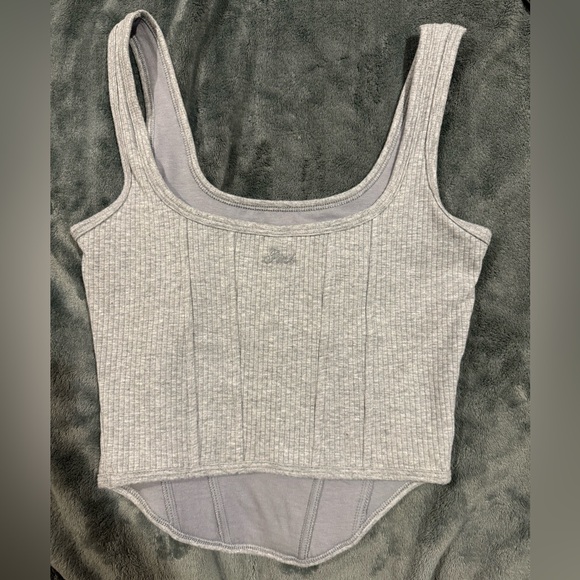 NWT PINK CORSET STYLE TOP size S - Picture 3 of 4